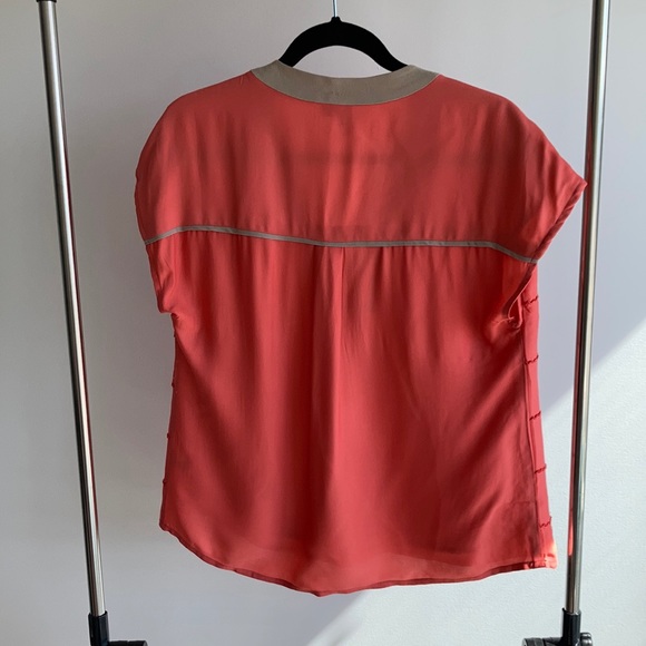 Salmon beaded top - Picture 3 of 3